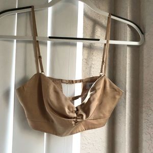 Oh Polly silk gold bralette